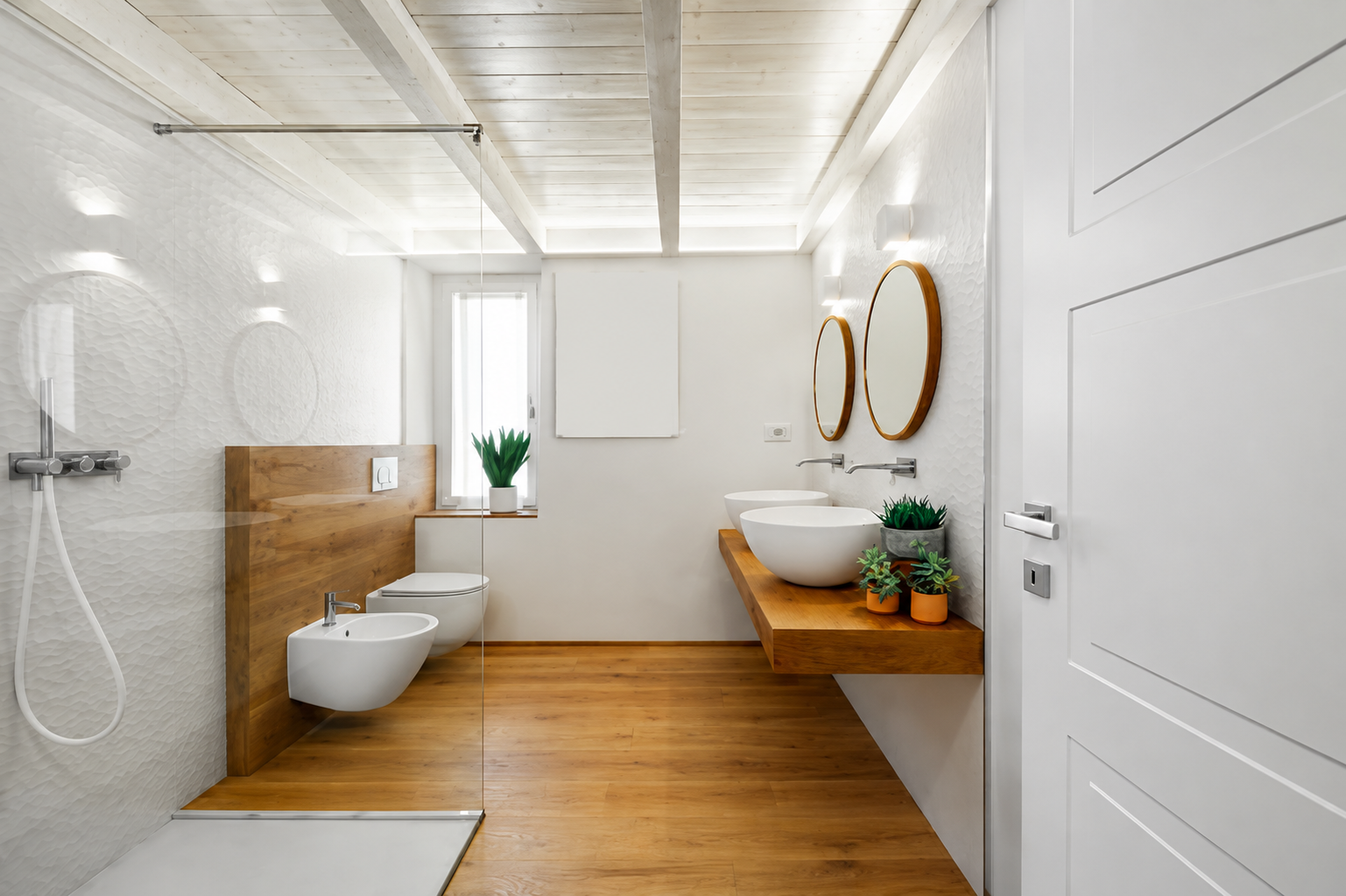 Salle de bain moderne rénovée par DISTRIBAT